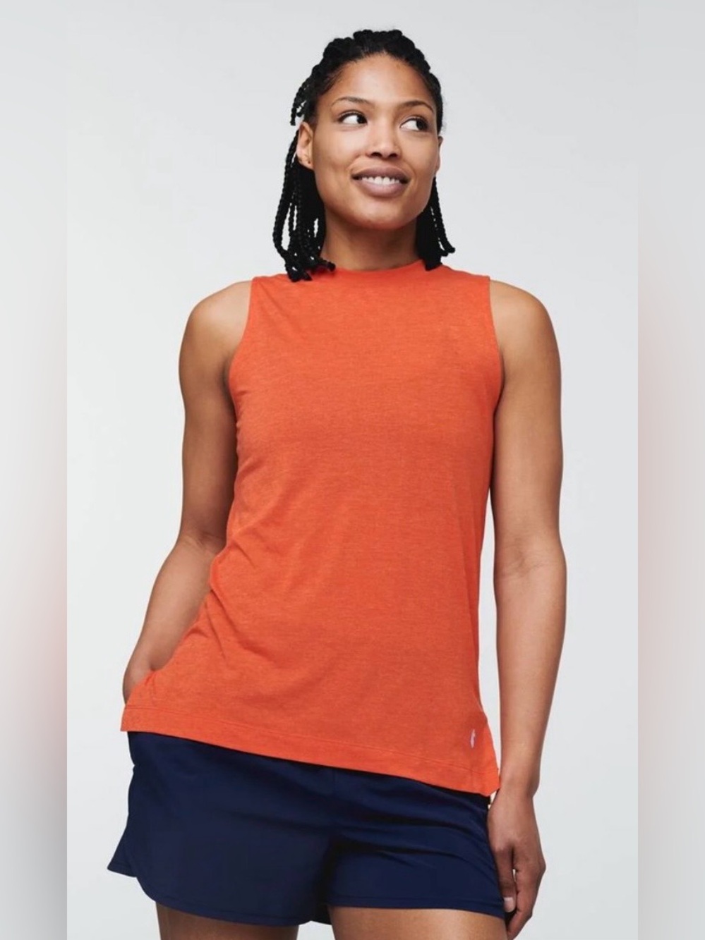 Cotopaxi Paseo Travel Tank Tunic Length Canyon Orange Size Medium